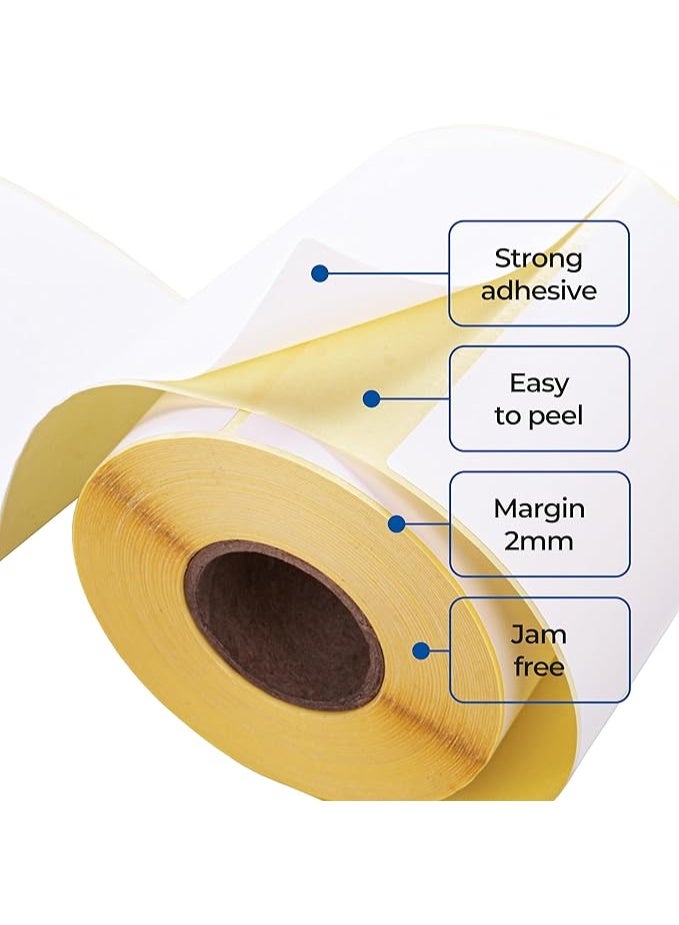 MIRFA Thermal Label Stickers for Label Maker Machine (White - 38x25mm - 1,000 Stickers / Roll) - Image 5